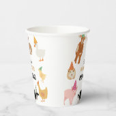 Petting Zoo Party Animals Barnyard Birthday Theme 紙コップ (左)