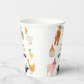 Petting Zoo Party Animals Barnyard Birthday Theme 紙コップ (右)