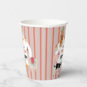 Petting Zoo Party Animals Barnyard Birthday Theme 紙コップ (右)