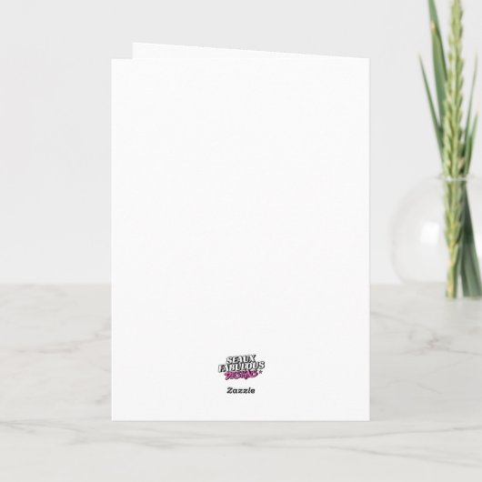 Petty Valentine Card– I'd Share My Snacks With You カード (裏面)