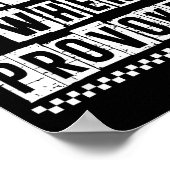 Petty When Provoked Sarcastic Quote Work Saying Sn ポスター (角)