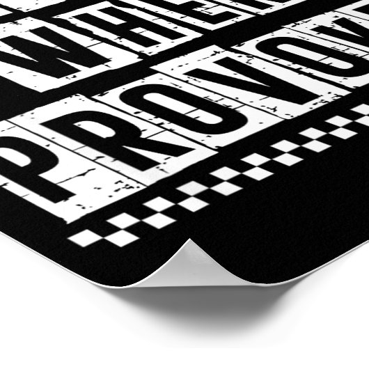 Petty When Provoked Sarcastic Quote Work Saying Sn ポスター (角)