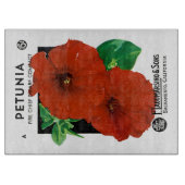Petuniaシードパケットラベル カッティングボード (正面)