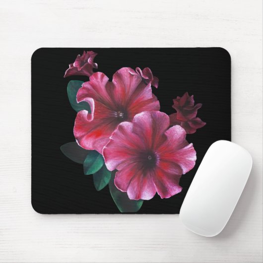Petunia Flower mouse pad マウスパッド (マウス)