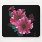 Petunia Flower mouse pad マウスパッド (正面)