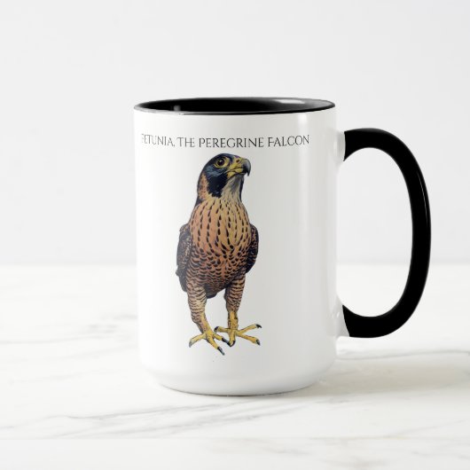 Petunia the Peregrine Falcon Mug マグカップ (右)
