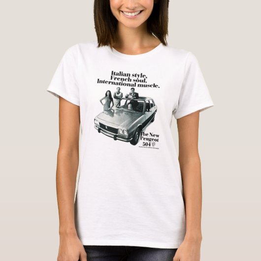 PEUGEOT 504348 Tシャツ (正面)