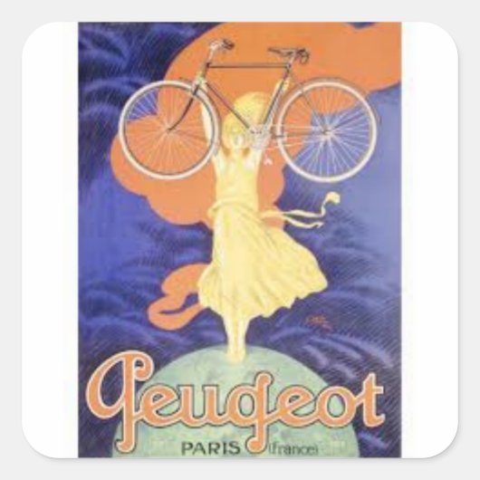 Peugeot Vintage スクエアシール (正面)