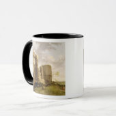 Pevenseyの城、サセックスの西のゲートの眺め、 マグカップ (正面左)