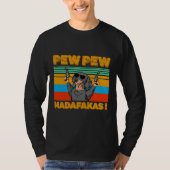 Pew Madafakas Pew Funny Dachshund Lover Tシャツ (正面)