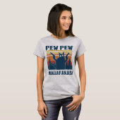 Pew Pew Madafakas クレイジーキャットラバーメーム Tシャツ (正面フル)