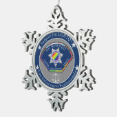 Pewter Snowflake Ornament スノーフレークピューターオーナメント (右)