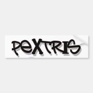 pextrisのバンパーステッカー バンパーステッカー