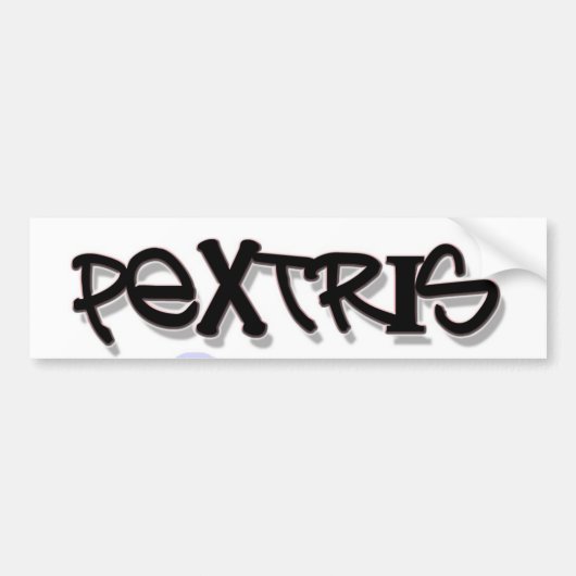 pextrisのバンパーステッカー バンパーステッカー (正面)