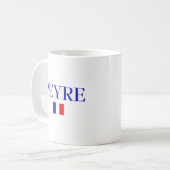 PEYREフランス国旗 コーヒーマグカップ (正面左)