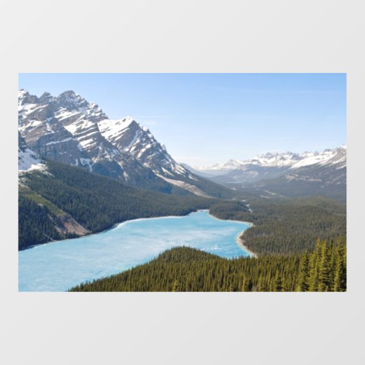 Peyto Lake – カナダ，アルバータ州，バンフ国立公園 ウィンドウサイン (シート)