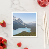 Peyto Lake – カナダ，アルバータ州，バンフ国立公園 スタンダードカクテルナプキン (インサイチュ)
