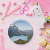 Peyto Lake – カナダ,アルバータ州,バンフ国立公園 ペーパープレート (パーティー)