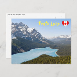 Peyto Lake – カナダ，アルバータ州，バンフ国立公園 ポストカード