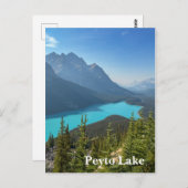Peyto Lake in Banff Canada ポストカード (正面/裏面)