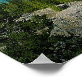 Peyto Lake in Banff National Park Alberta Canada ポスター (角)