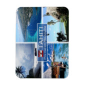 PFポフランスのリネシア – タヒチ – マグネット (縦)