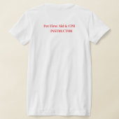 PFAインストラクターTシャツ Tシャツ (レイダウン裏面)