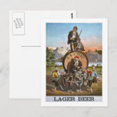 Pfaff Lager Beer - Vintage Ad 1800s ポストカード (正面/裏面)