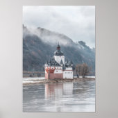 Pfalzgrafenstein城 – ドイツ ポスター (正面)