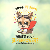 PFAPAスーパーパワー窓/壁シール ウィンドウサイン (シート3)