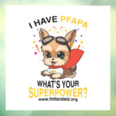 PFAPA Superpower Window/Wallシール（白BG付） ウィンドウサイン (シート3)