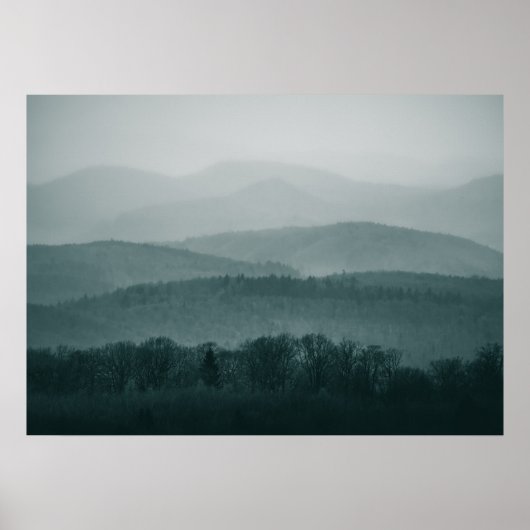 Pfelzerwaldドイツ風景写真 ポスター (正面)