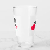 Pferd – Horse neon-pink タンブラーグラス (左)