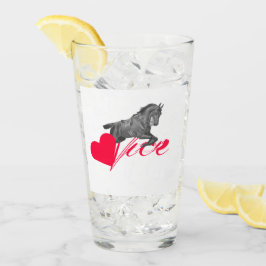 Pferd – Horse neon-pink タンブラーグラス
