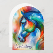 Pferdchen 招待状 (正面/裏面)