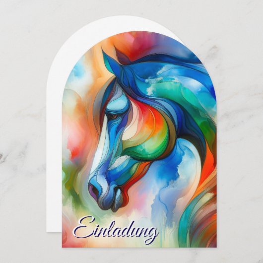 Pferdchen  招待状 (正面/裏面)