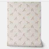 Pferde creme beige 壁紙 (ほどく)