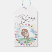 Pferde Geschenkanhänger für Pferdemädchen ギフトタグ (正面)