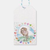 Pferde Geschenkanhänger für Pferdemädchen ギフトタグ (裏面)