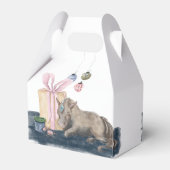 Pferde- Geschenkbox- Weihnachtsmotiv mit Pferd フェイバーボックス (裏面サイド)