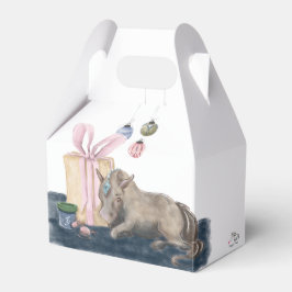 Pferde- Geschenkbox- Weihnachtsmotiv mit Pferd フェイバーボックス