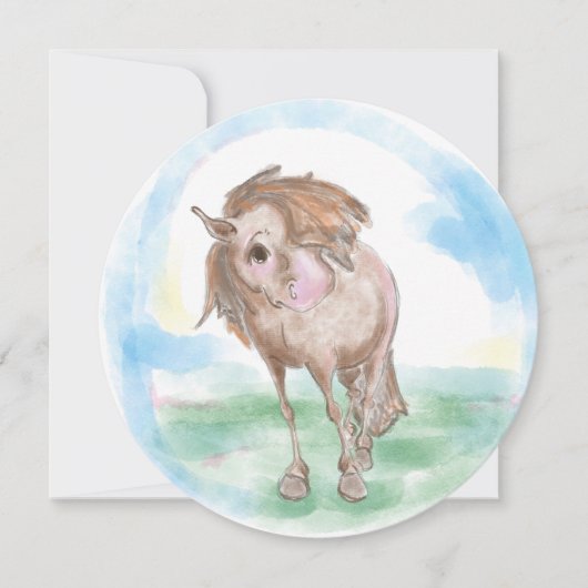 Pferde Karte für Pferde-und Ponyliebhaber シーズンカード (正面)