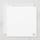 Pferde Karte, Pferdebild Aquiarell, Grusskarte (裏面)