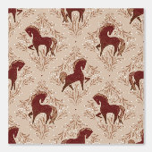 Pferde mit floral Elementen 壁紙 (正面)