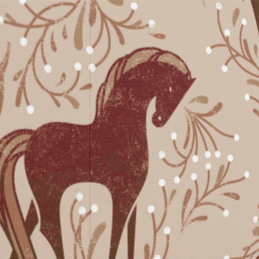 Pferde mit floral Elementen 壁紙 (縫い目)