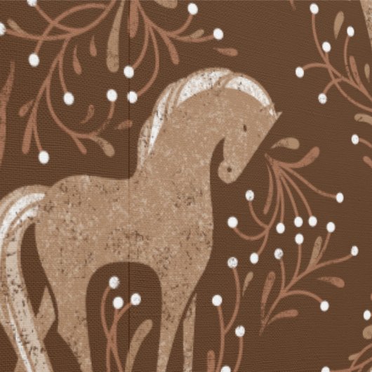 Pferde mit floral Elementen 壁紙 (縫い目)