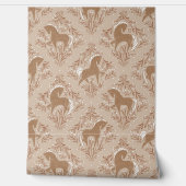 Pferde mit floral Elementen 壁紙 (ほどく)