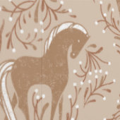 Pferde mit floral Elementen 壁紙 (縫い目)