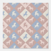 Pferde und Rautenmuster 壁紙 (正面)