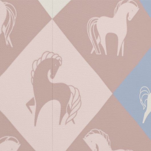 Pferde und Rautenmuster 壁紙 (縫い目)